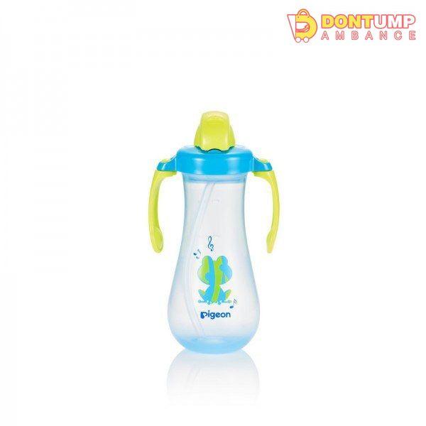 PigeonTall Straw Bottle Blue- D78087