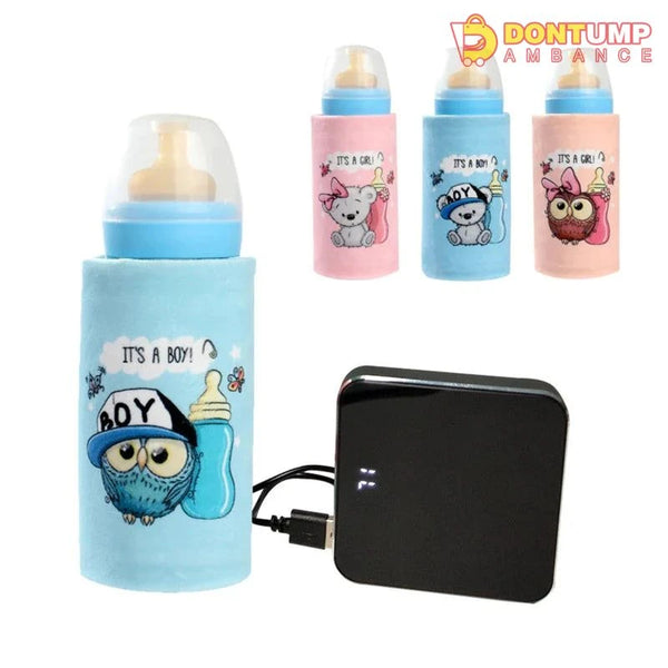 Portable USB Baby Bottle Warmer Material Anti-Wrinkle And Durable