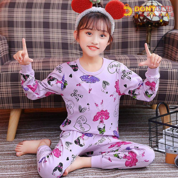 Purple Love Kids Night Suit Baby &amp; Baba