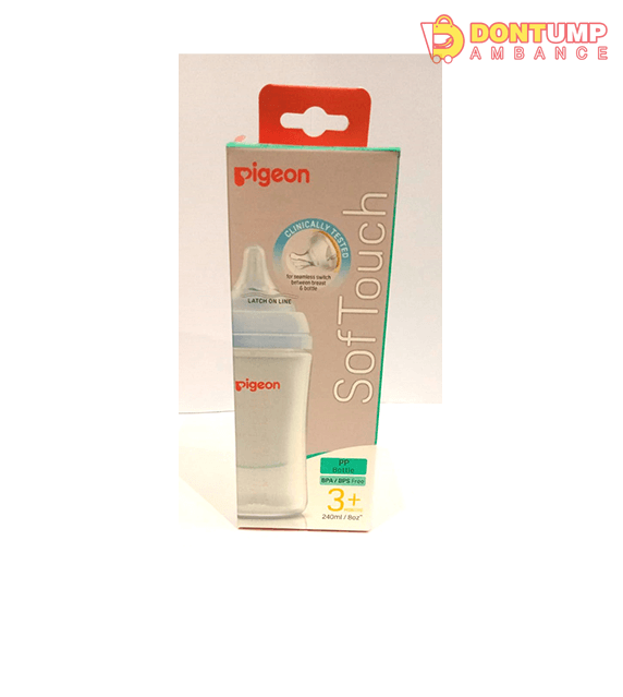 Softouch 3 WN Feeder PP 240ML Logo - A79453