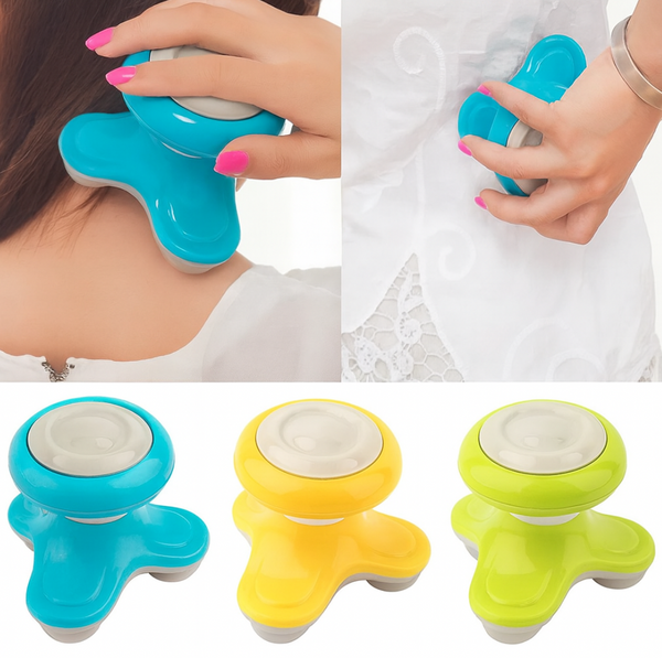 Mini USB Handheld Triangle Massager – Portable Electric Full Body Relaxation Device