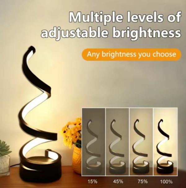 Spiral LED 3 Colours Adjustable Light