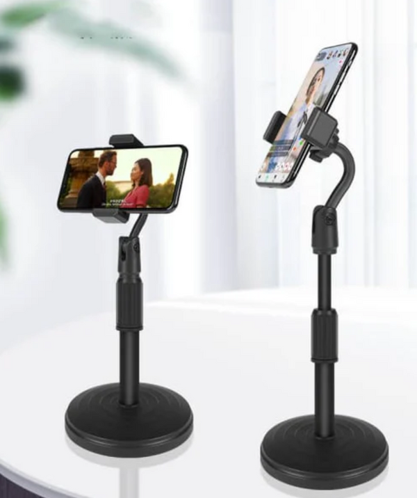 360° Adjustable Mobile Stand Holder – Universal Desk Mount for Smartphones with Rotating Arm & Stable Base