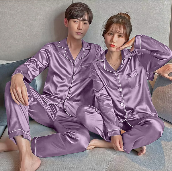 Kishmish Sada-Bahar Style 2-Pcs Silk Night-Suit