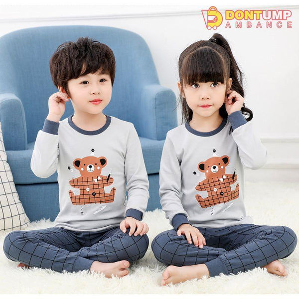 Sky Blue Bear Kids Night Suit Baby &amp; Baba