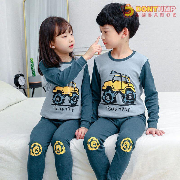 Truck Road Trip Kids Night Suit Baby &amp; Baba