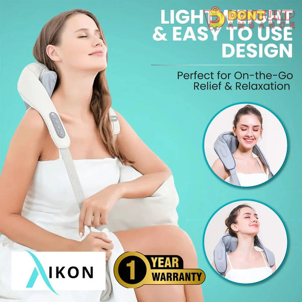 Deep-kneading shiatsu massager