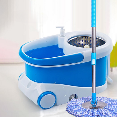 PRIMO HEAVY DUTY BUCKET SPIN MOP WITH WHEELS