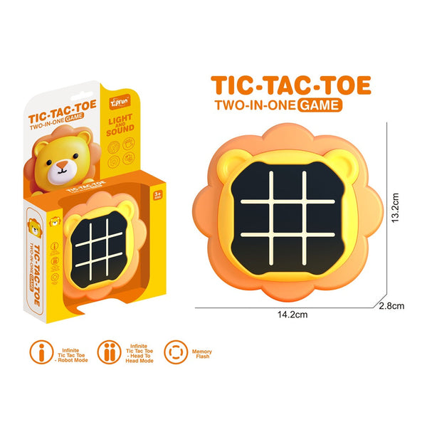 2 in 1 Tic Tac Toe and Memory with Light and Sound Game