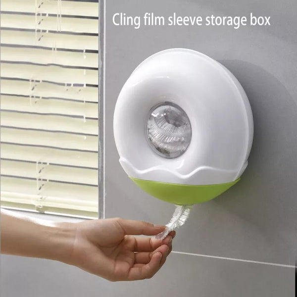 Disposable Food Covers Box Dispenser with 100 pcs Food Wrap