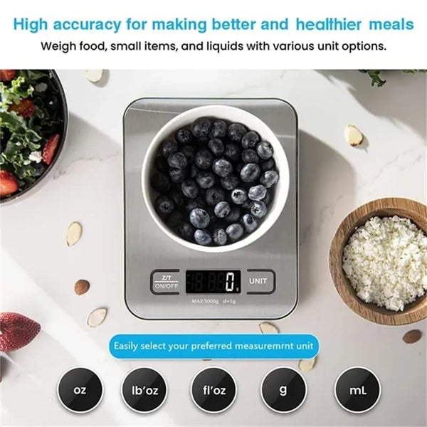 Digital Weight Scale With LCD Display