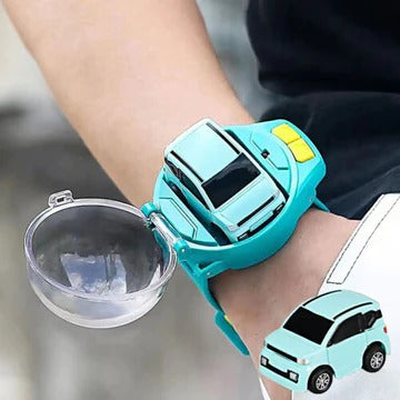 Mini Remote Control Watch Car, Silicon Strap Wrist Car Watch