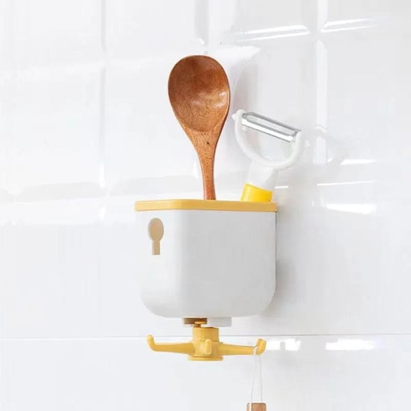 Creative New Storage Rotating Rack With Claw Hook