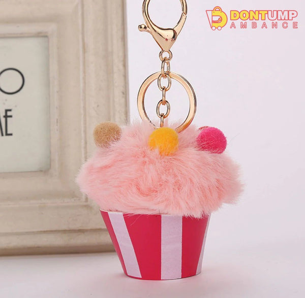 Cupcake Keychain