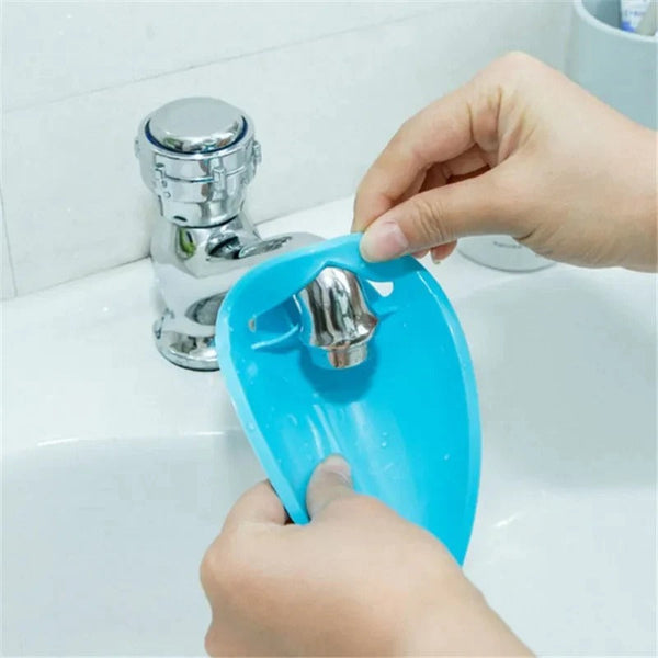 Creative faucet extender