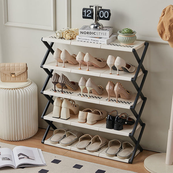 Foldable Multi-layer Shoe Rack for Home Living Room Multifunctional