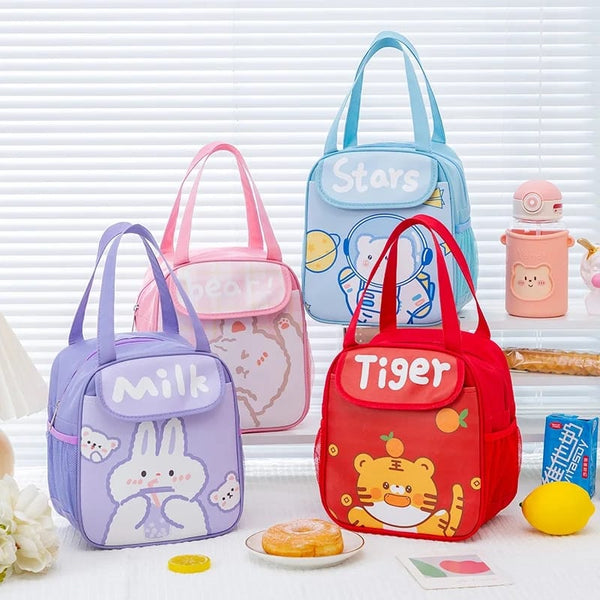 Cute Character Thermal Lunch Container Leak-Proof Beach Picnic Thermal Lunchbox Bag