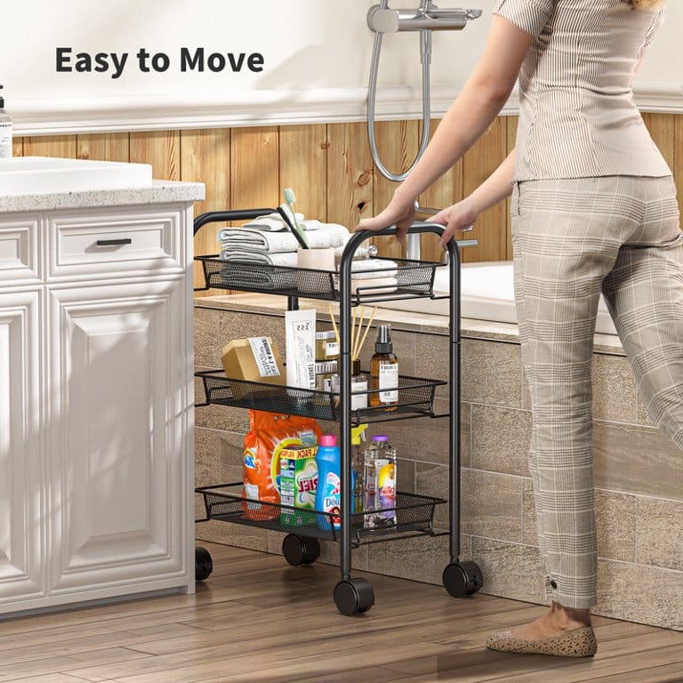 Multipurpose Kitchen Serving Storage Trolley