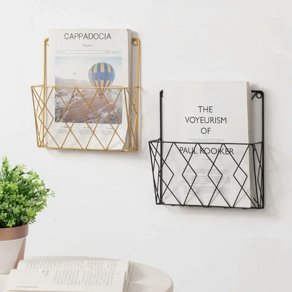 Books Organizer Shelf Wall Mounted