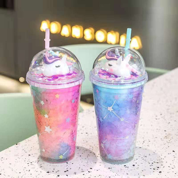 Unicorn Kid’s Sipper  with Led Ball