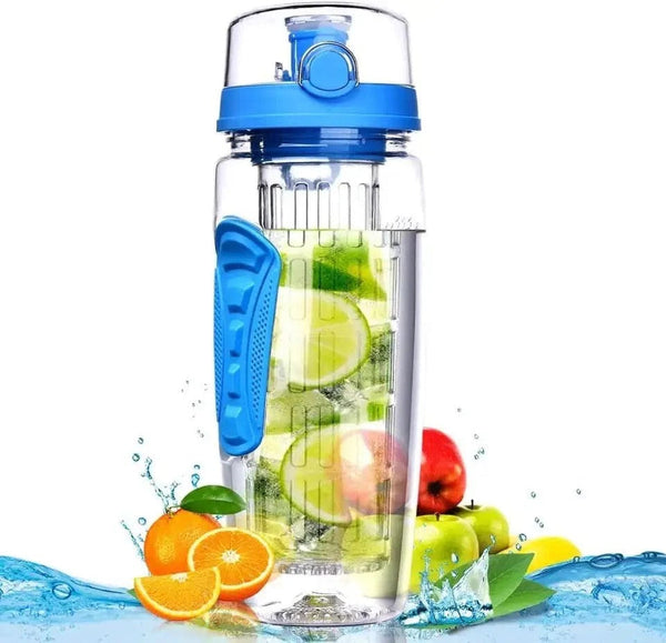 Acrylic Detox Sports Water Bottle with free cleaning brush