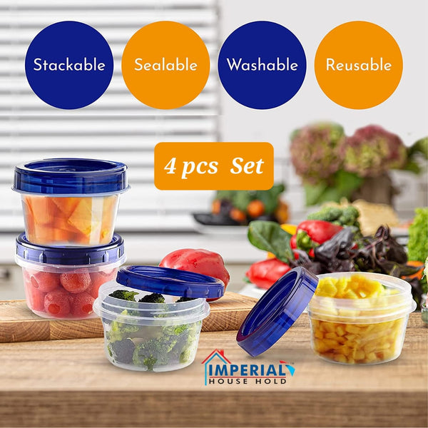 4 pc set food storage box