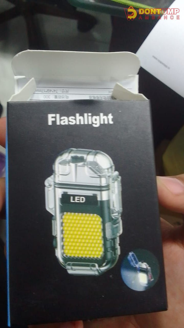 Flashlight with lighter