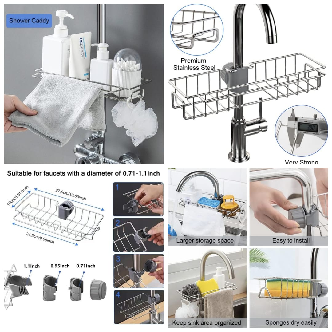 Steel Faucet Rack