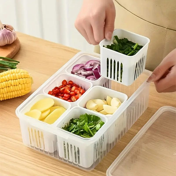 Refrigerator Storage Box 6 Grids