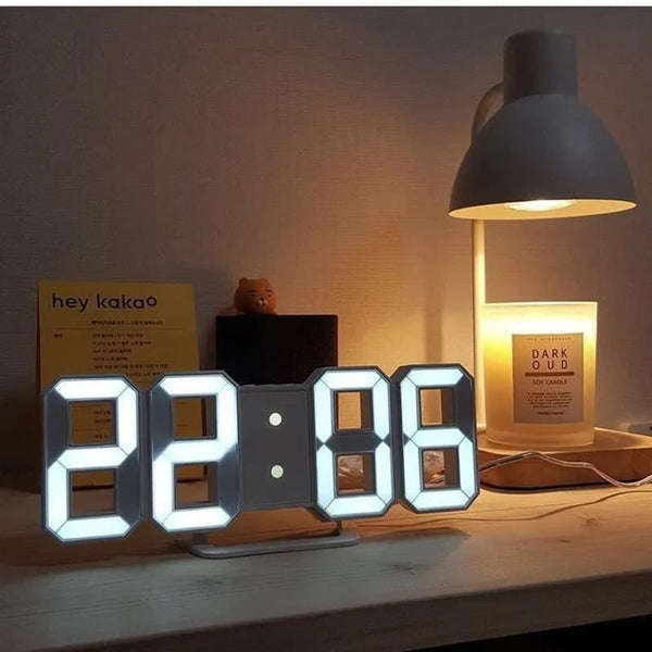 3D LED Digital Alarm Cloc