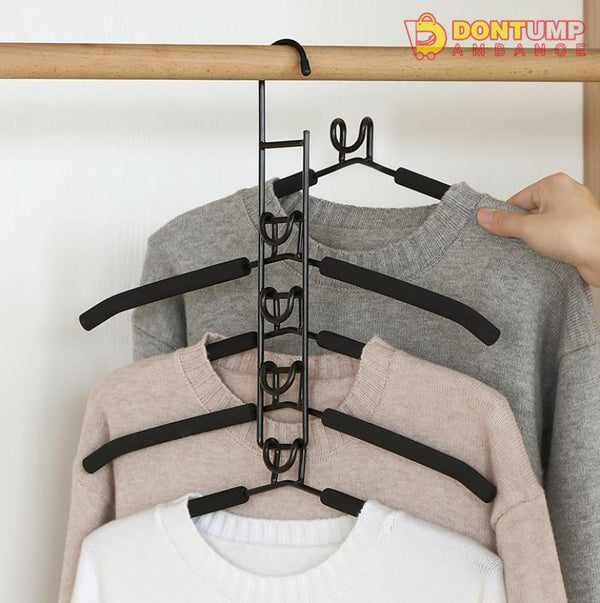 5 in 1 Non-Slip Metal Sweater Hanger