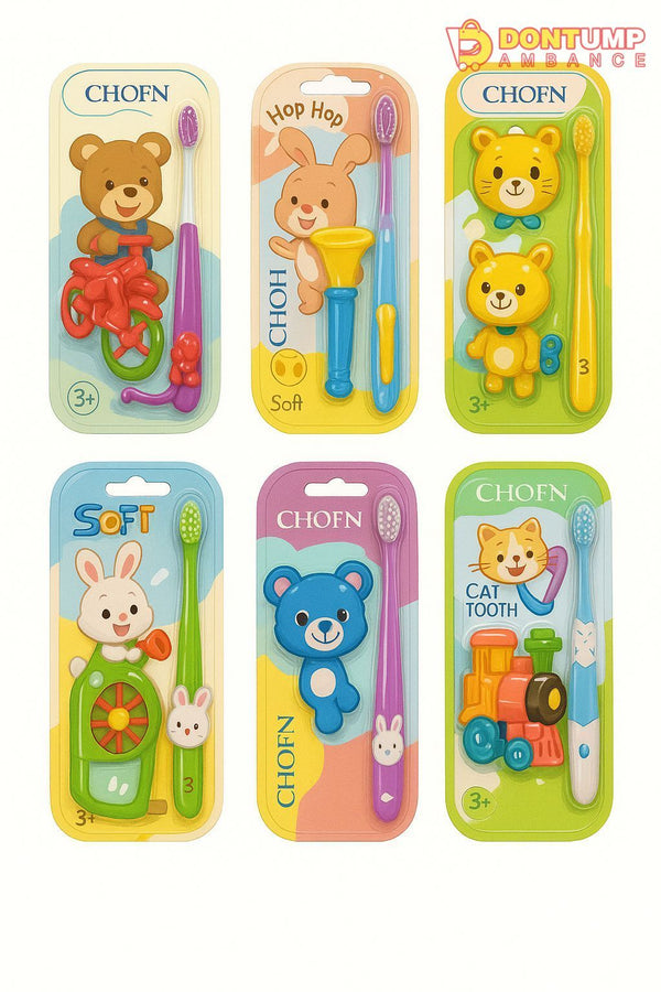 Kids Toothbrush Set 0f 2  (3–12 Years)