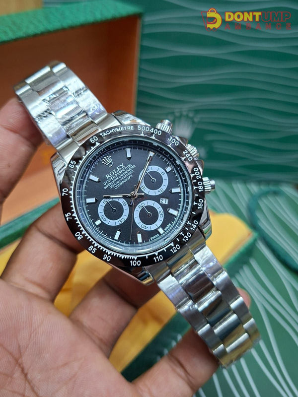 Rolex dytona with date 📅  chain watches