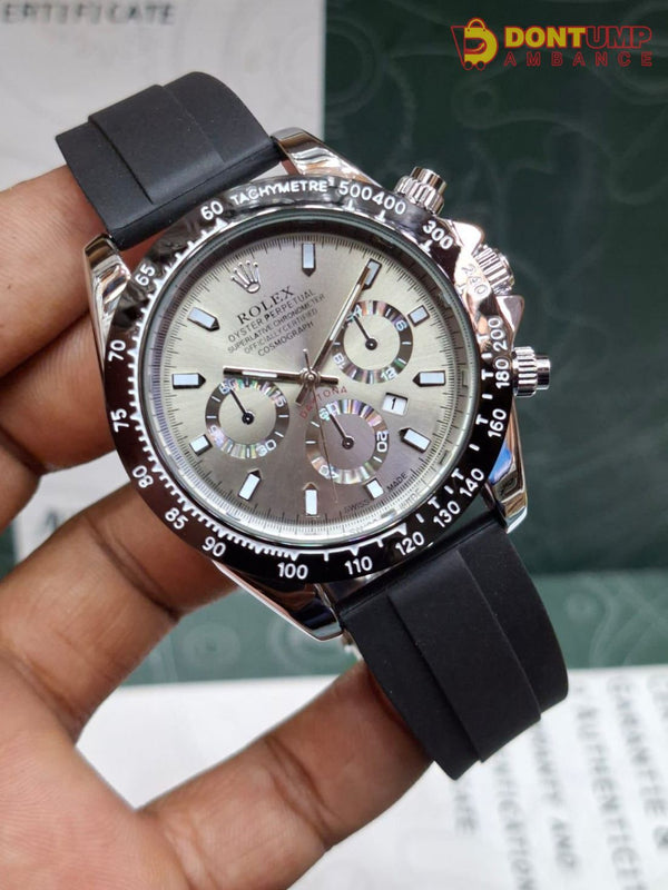 ROLEX  Only date working Rubber strap with masterlock