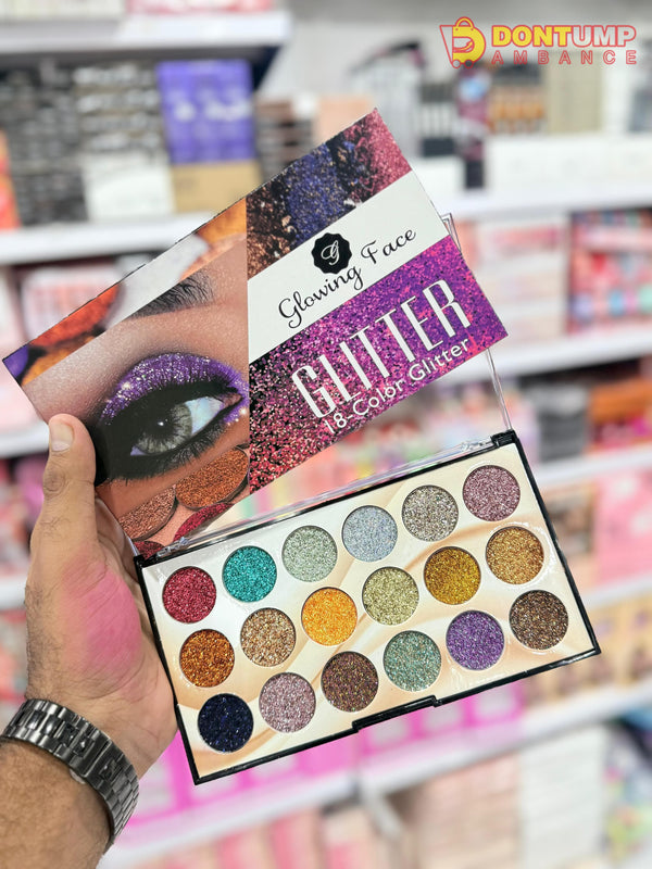 Glowing face  18 Colors Gilleter kit