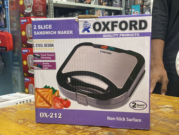 Oxford sandwich maker  2 year warranty