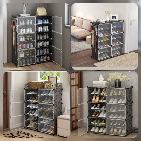 Attachable Cabinet Shoe Rack (12Layer