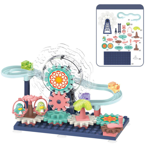 Building Block Track Set Ferris Wheel Funfair Block Play Set or Amusement Park