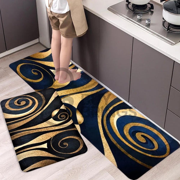 2 pcs set Kitchen , Bathroom ,HomeDecor Anti-Slip Absorbent Mat & Runner