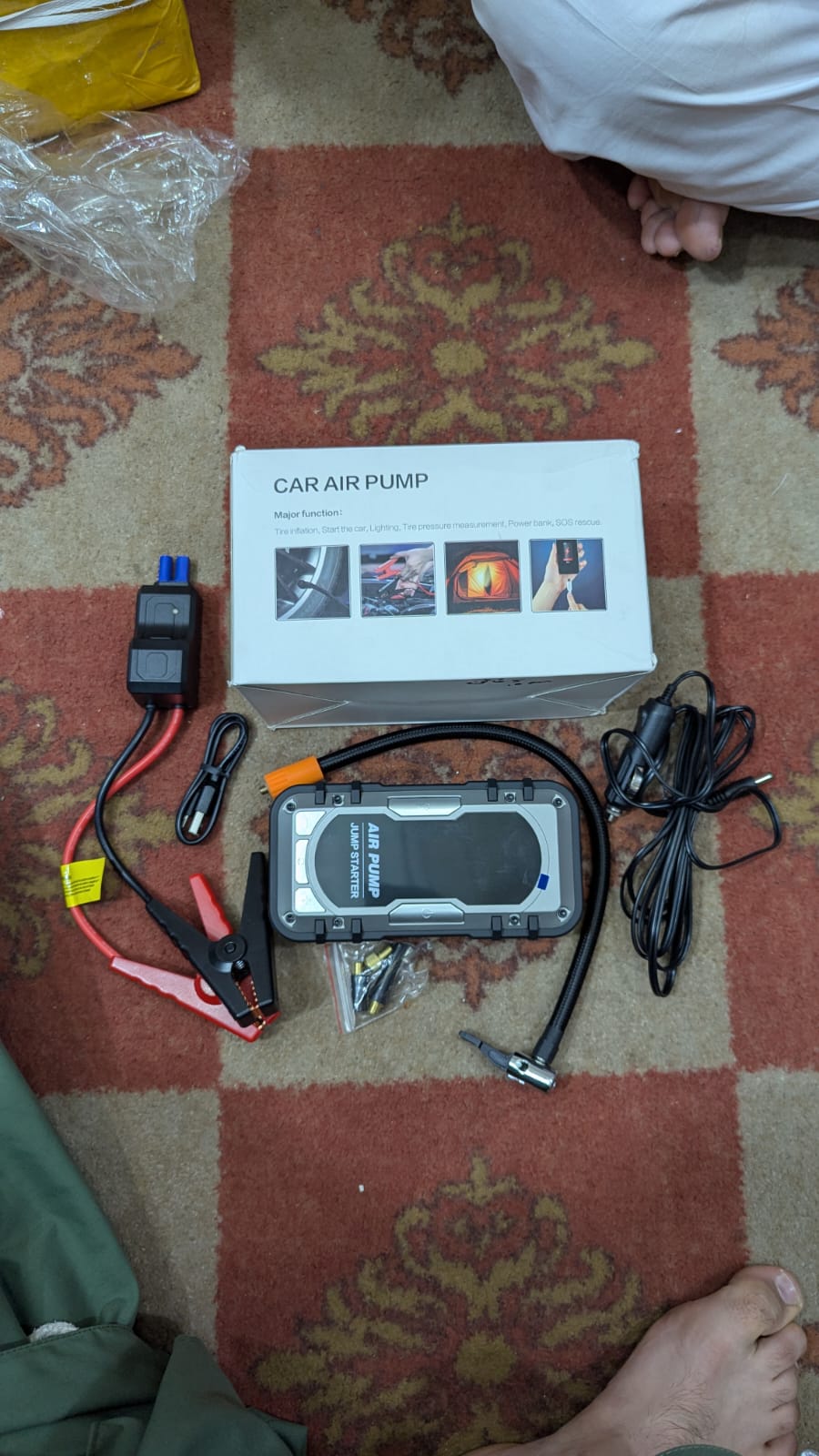 ADINC Car Jump Starter with Air Compressor