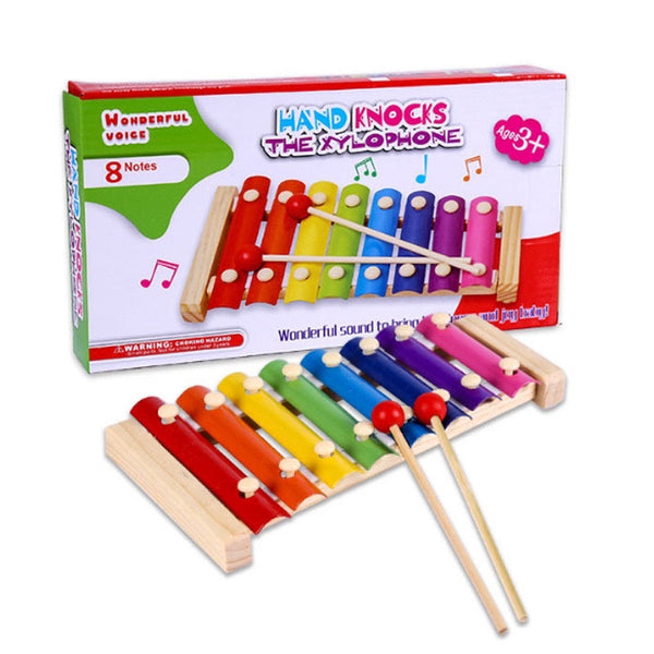 Wooden Hand Knock Musical Xylophone