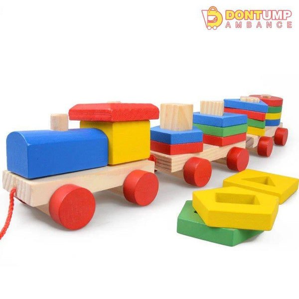 Wooden Shape Sorter Train