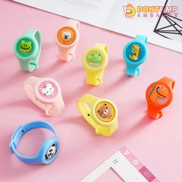 Mosquito Repellent Bracelet for Kids Cartoon Lightweight Watch Outdoors And Indoor