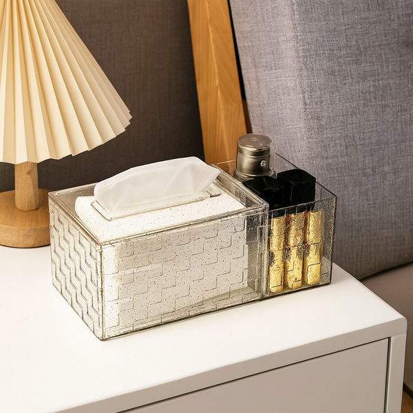 Luxor acrylic tissue box