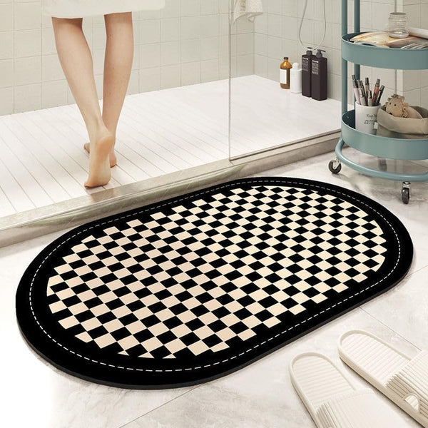 2 Pcs Medium Size Water Absorbent Anti-Slip Mat (FREE DELIVERY😍)