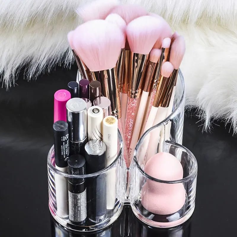 Acrylic brush holder