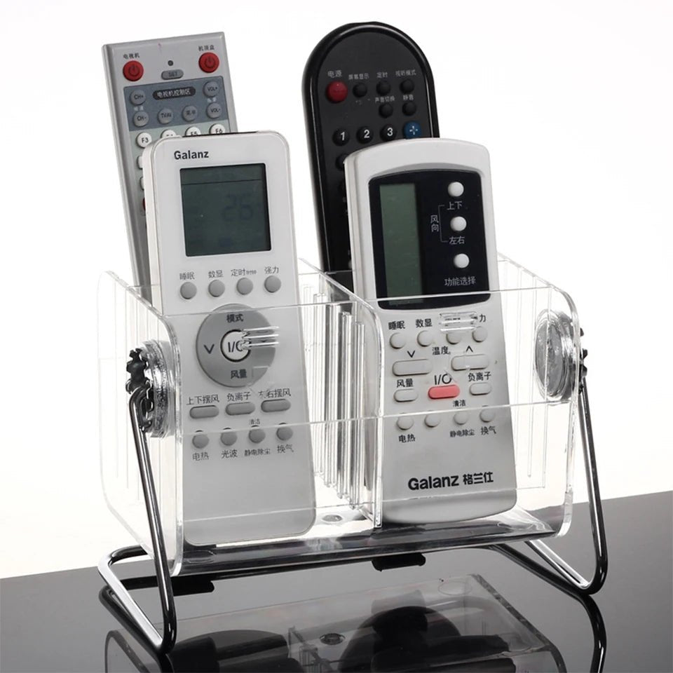 Acrylic Desktop Remote Control Organizer