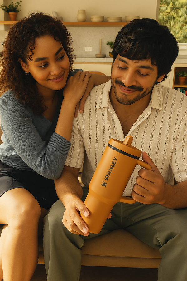 THE QUENCHER PROTOUR FLIP STRAW TUMBLER 40OZ - CAMEL