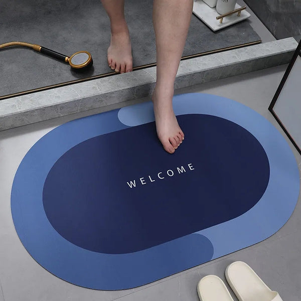 2 Pcs Large Size Water Absorbent Anti-Slip Mat (FREE DELIVERY😍)