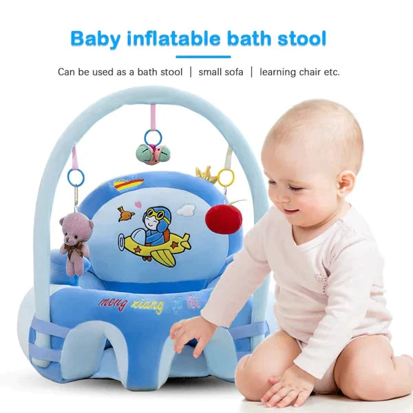 Cute Cartoon Animal Baby Sofa Cradle Support Seat Cover Toddlers